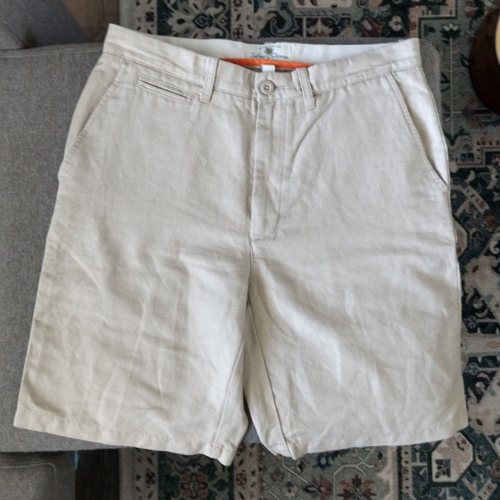 Light, Comfy Island Shores Cotton and Linen Shorts